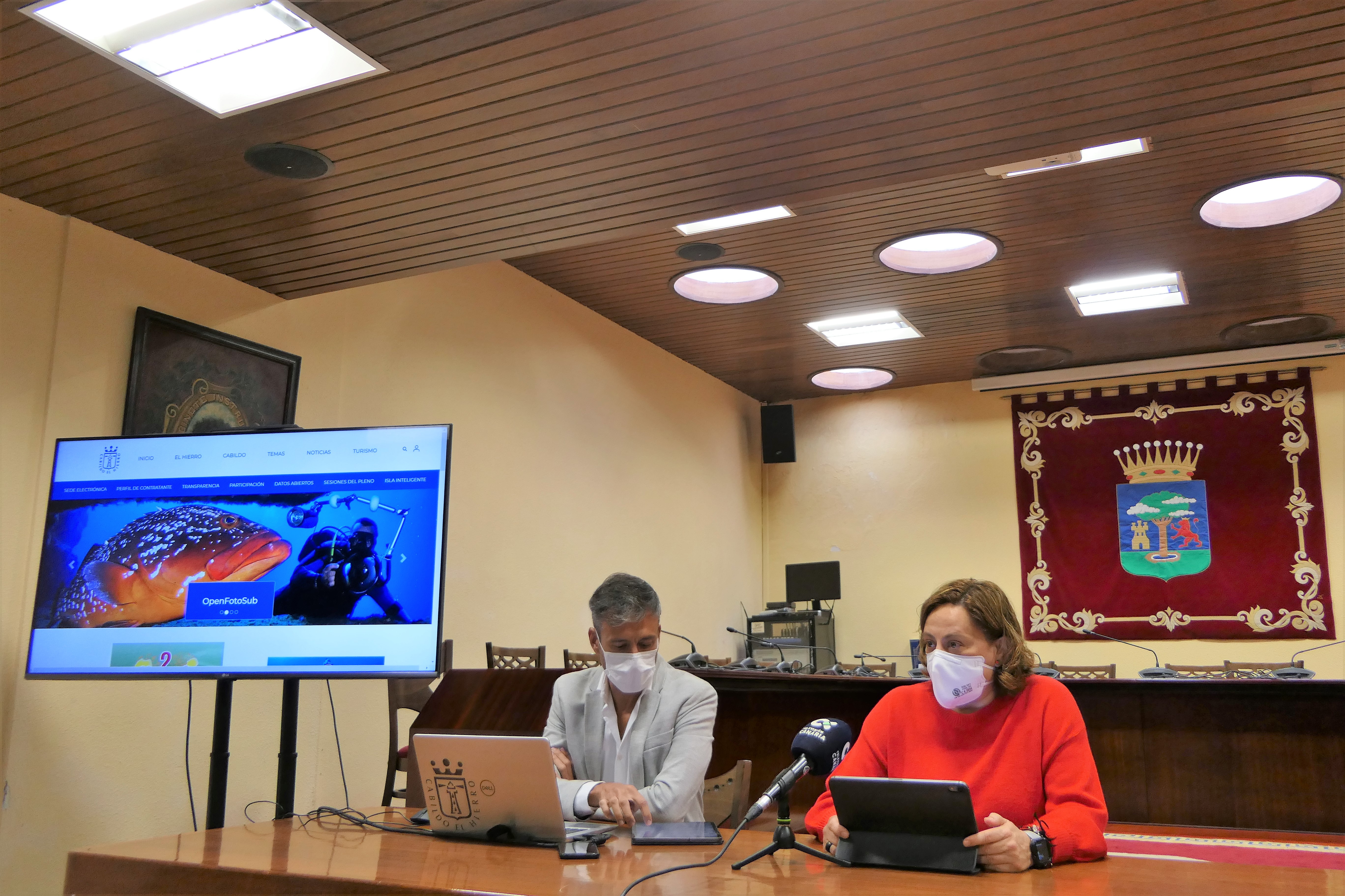 Presentación del nuevo portal web del Cabildo de El Hierro