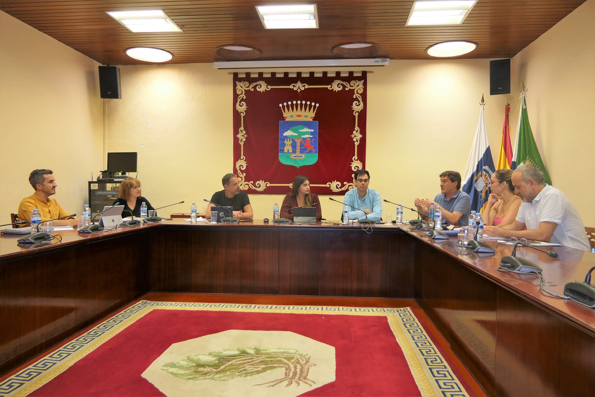 Momento de la reunión de la Comisión