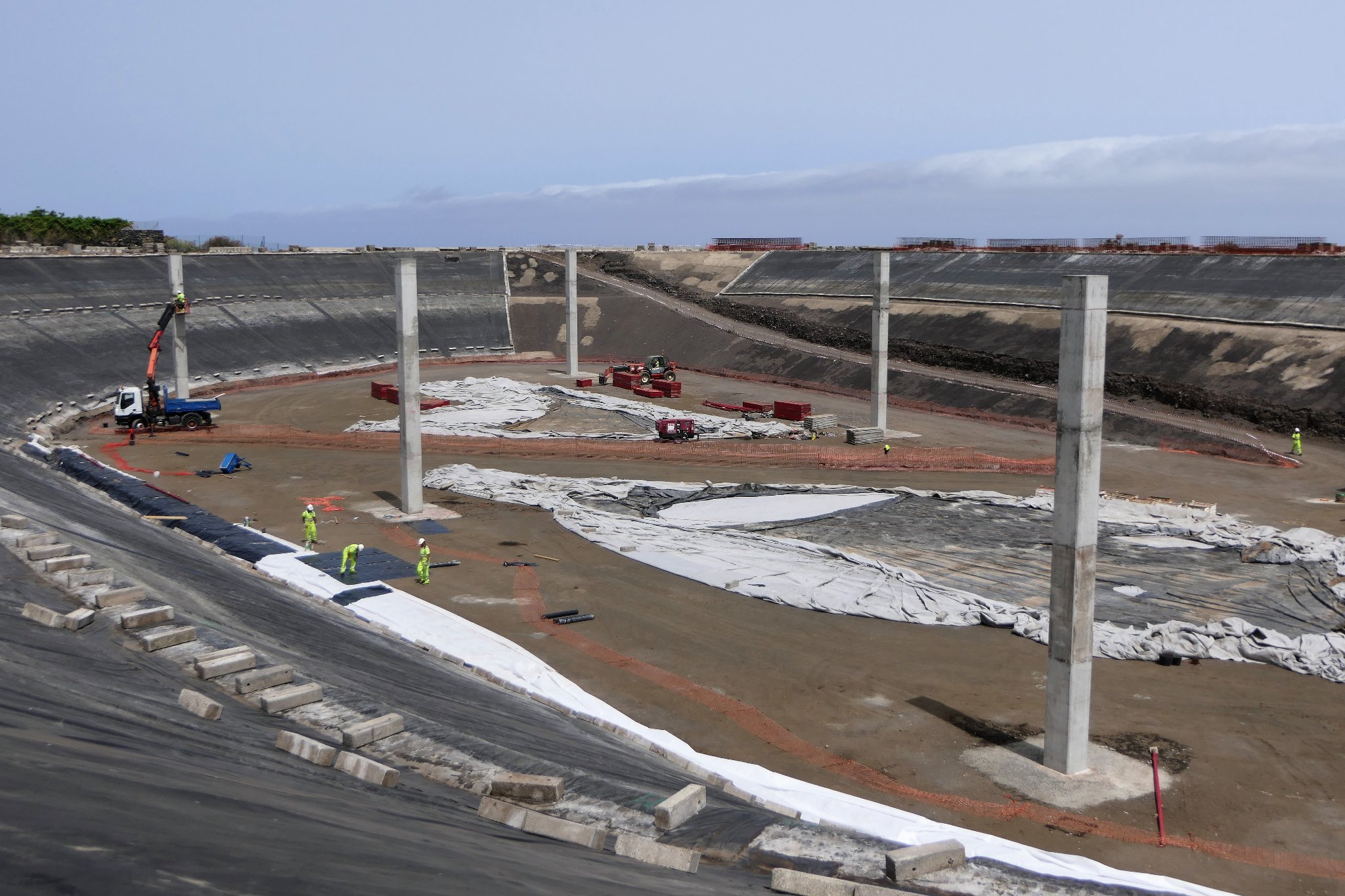 Obras balsa de riego del Valle del Golfo