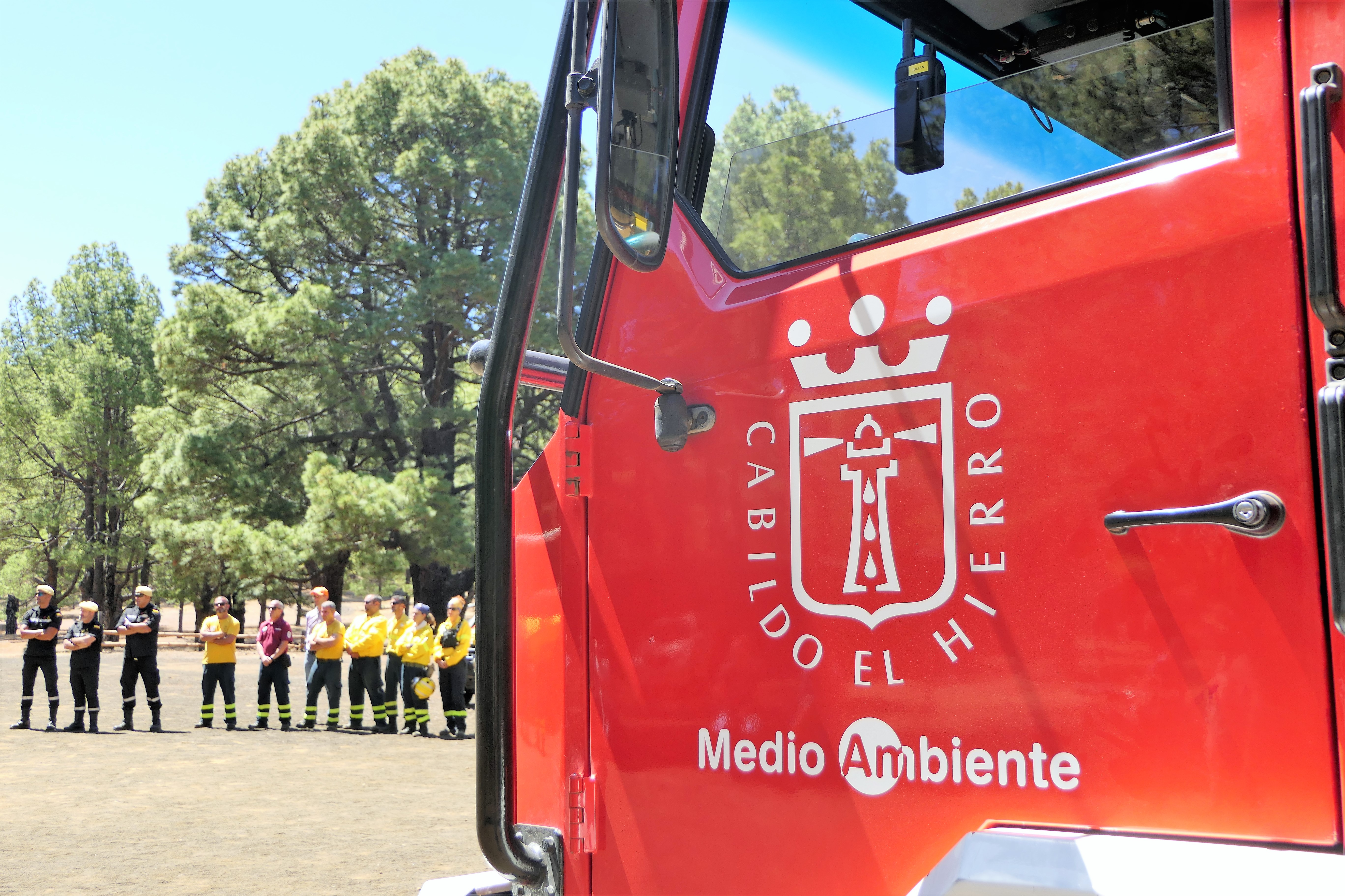 Dispositivo contra incendios forestales del Cabildo de El Hierro