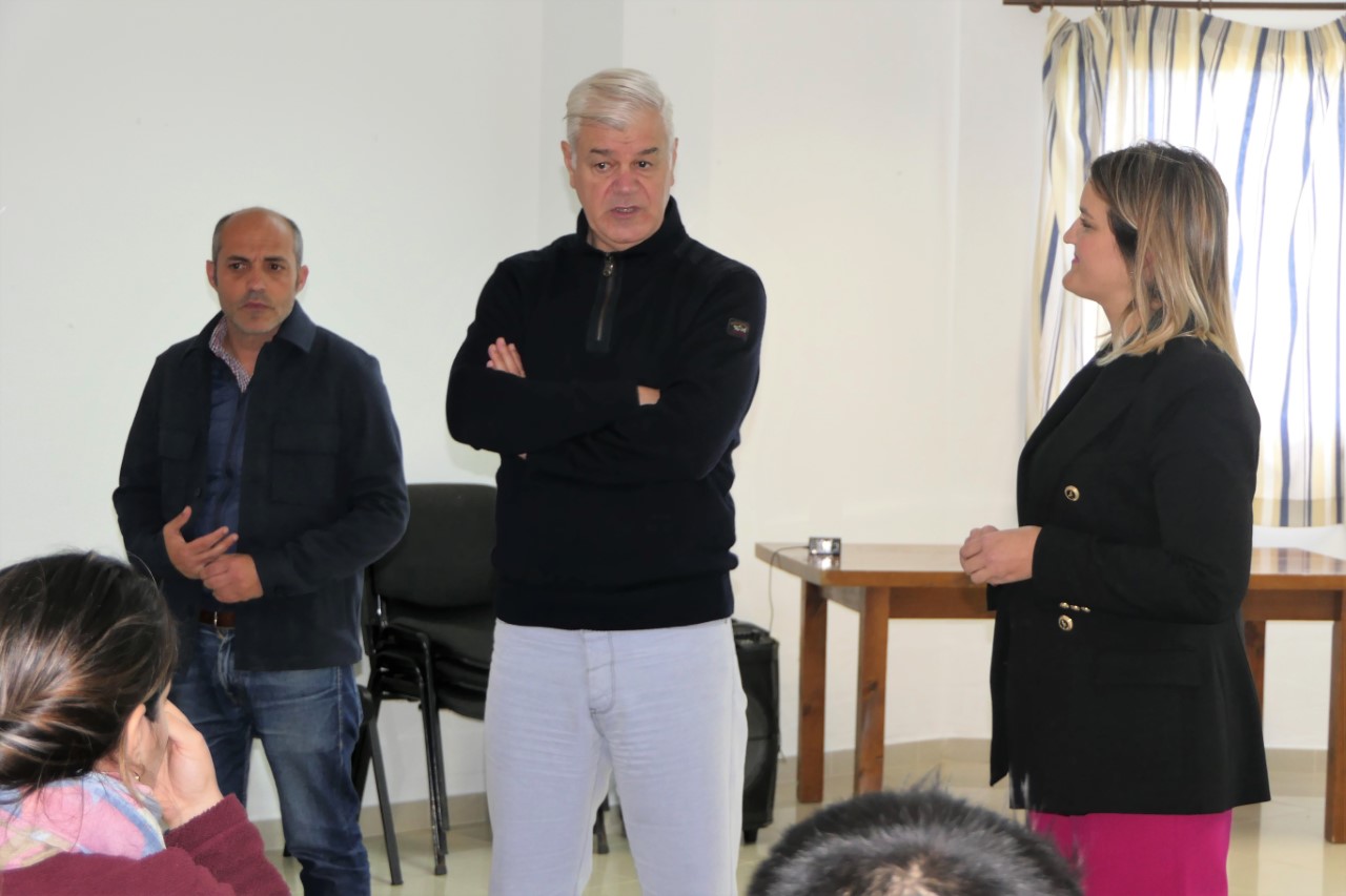 Momento de la presentación