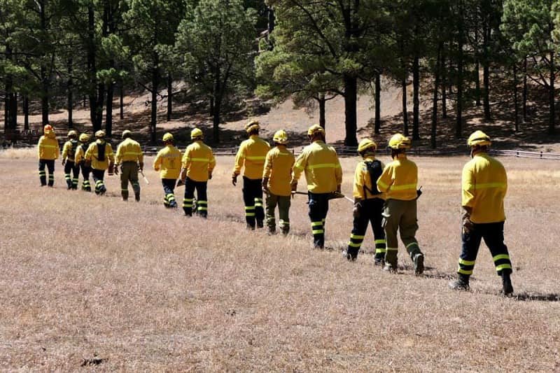 dispositivo contraincendios El Hierro