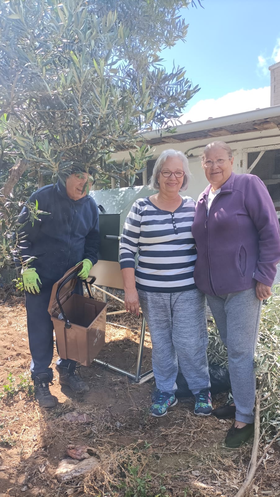 Instalación en los hogares de las familias seleccionadas