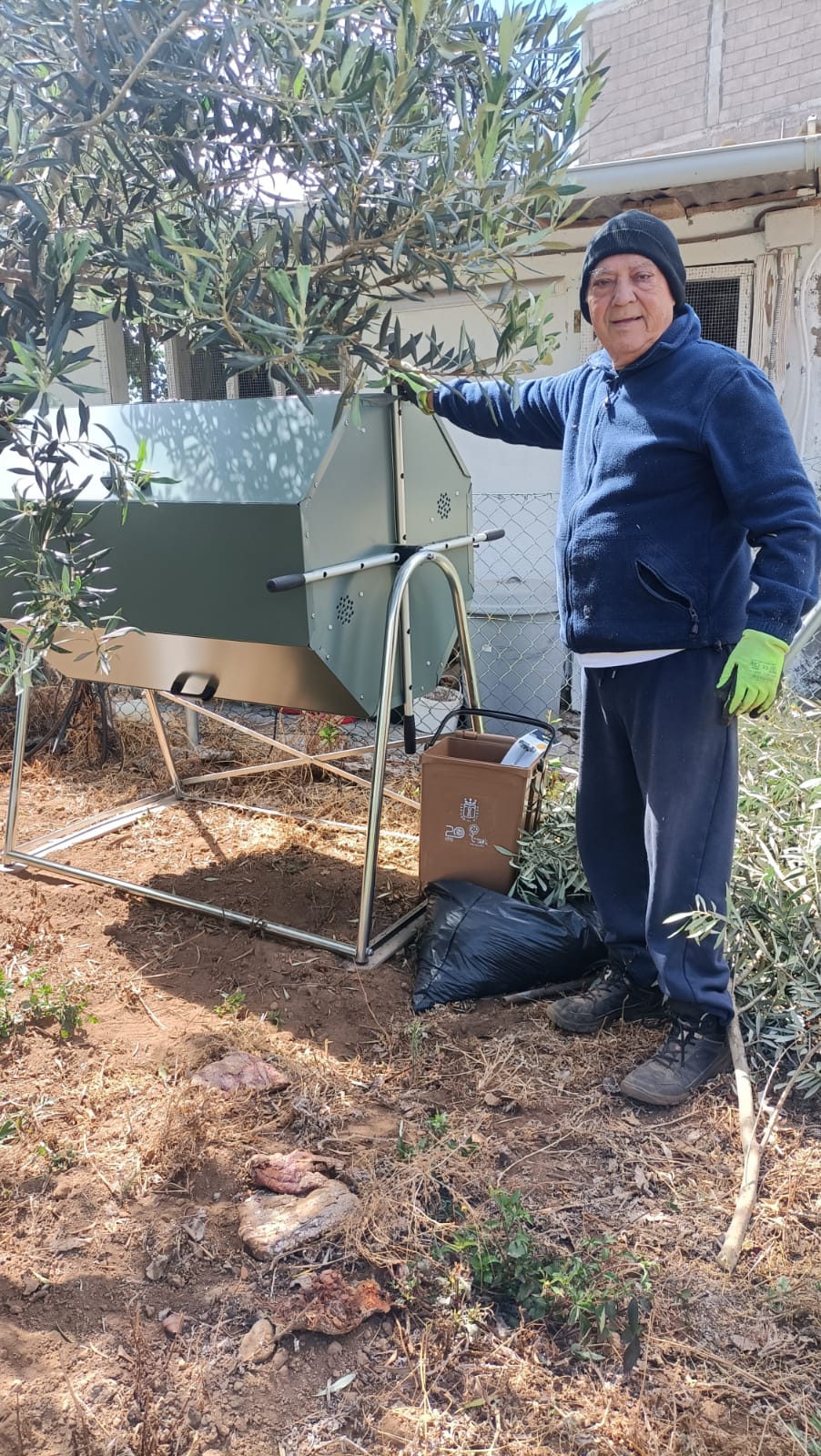 Instalación en los hogares de las familias seleccionadas