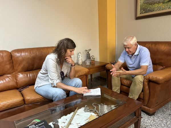 Momento de la entrevista
