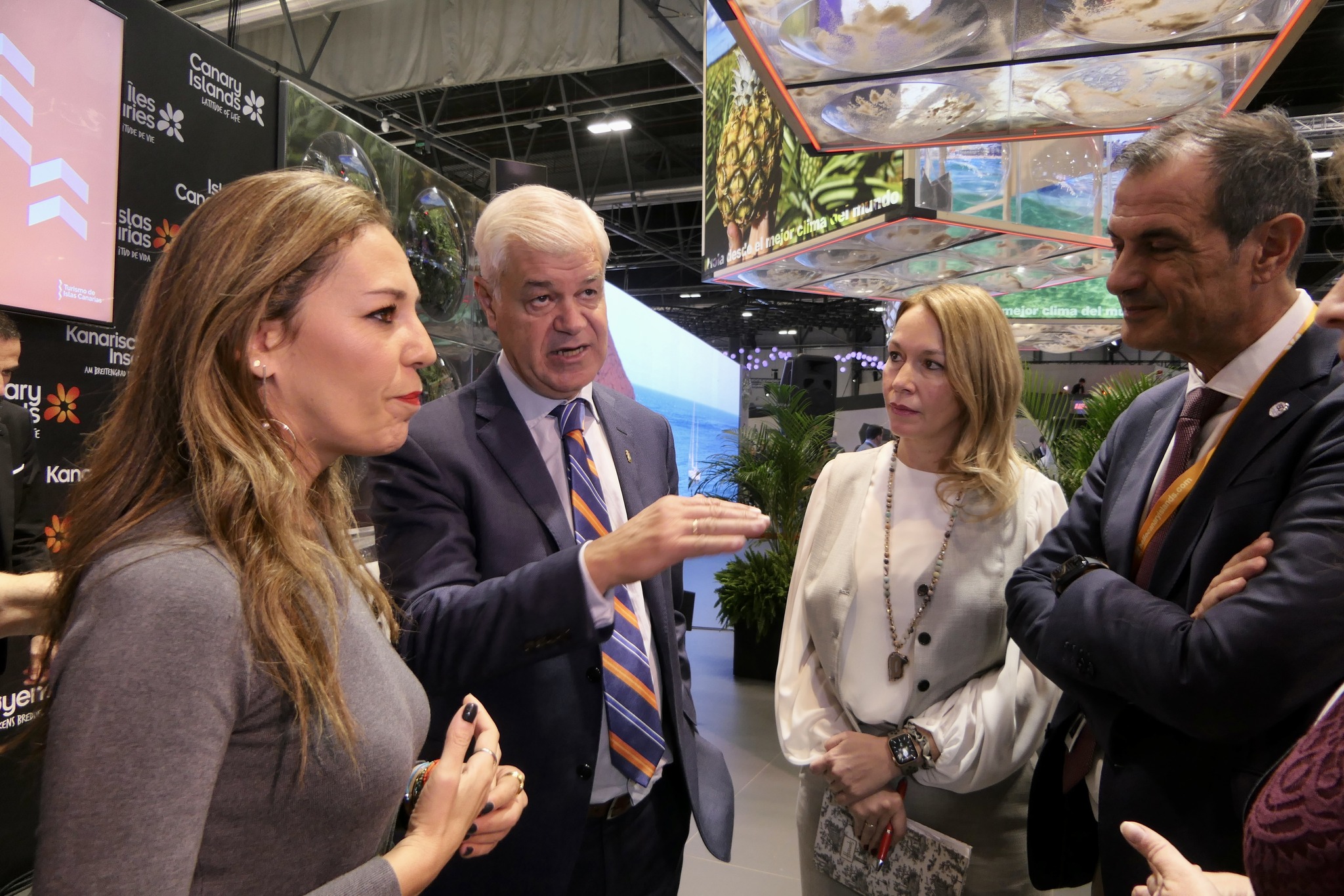 Momento de la reunión en Fitur