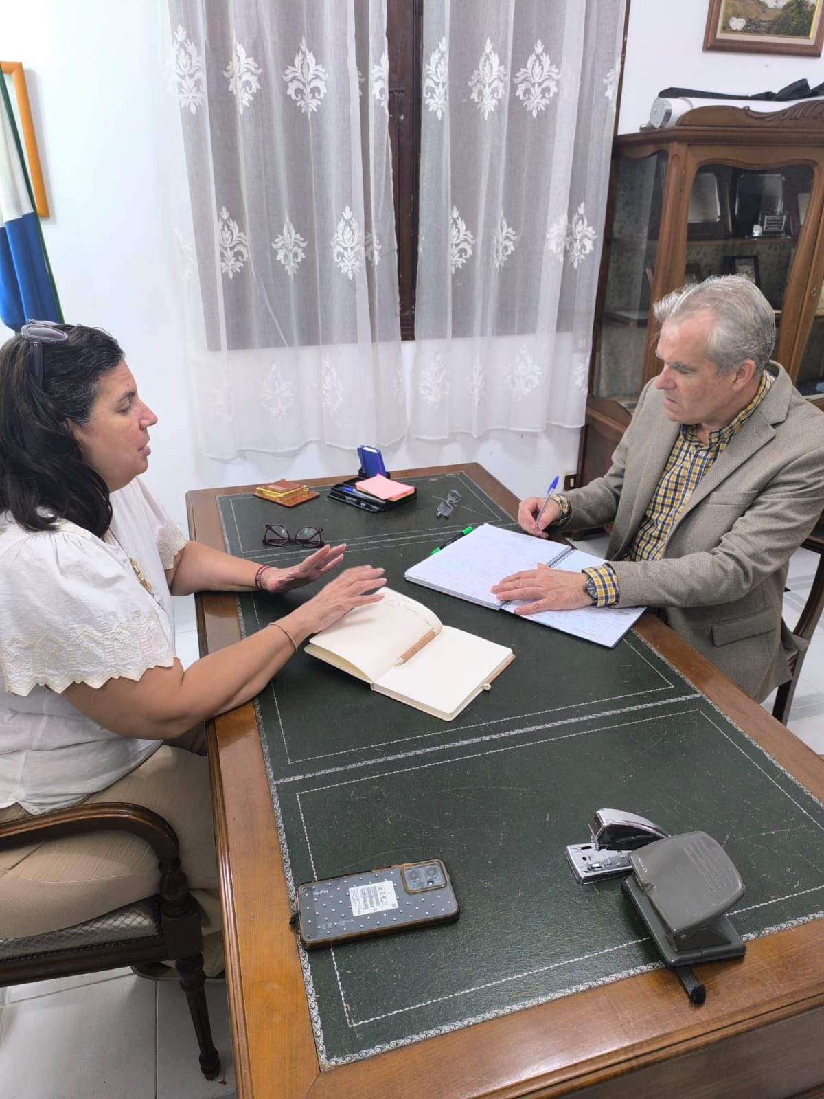 Momento de la visita 