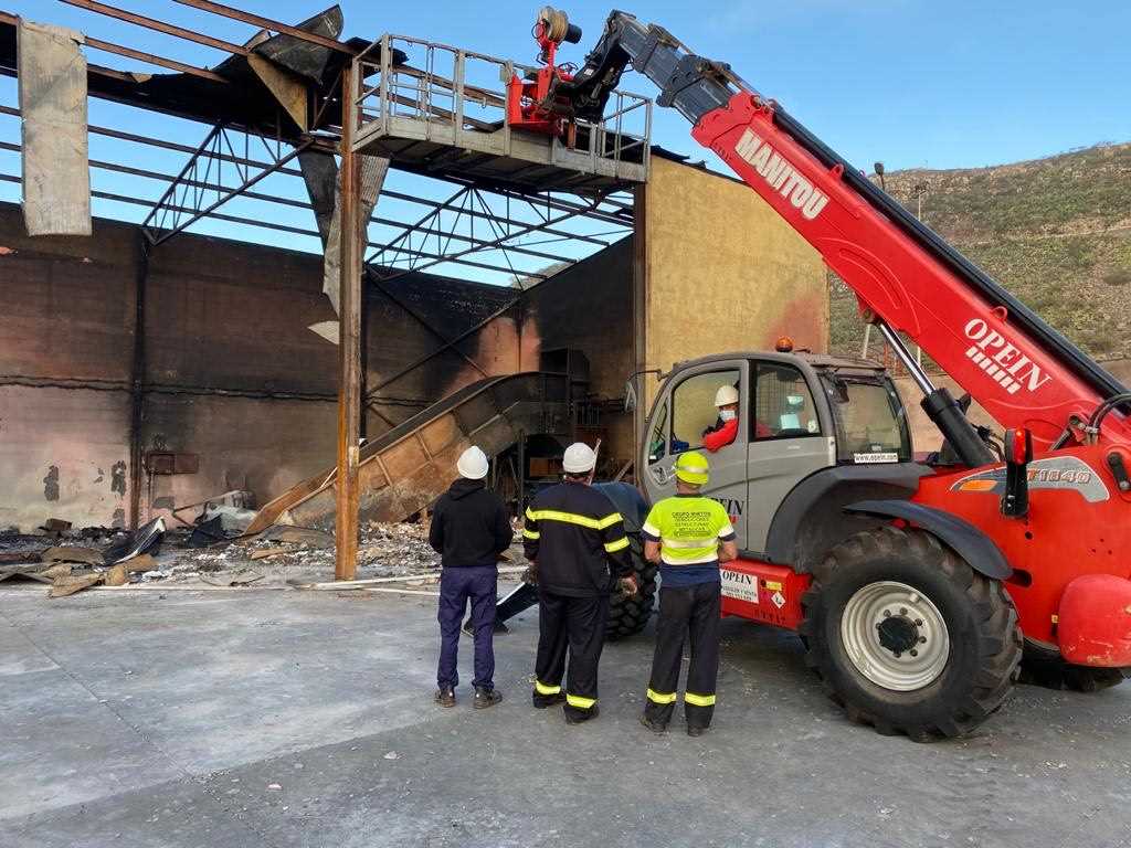 Cabildo de El Hierro inicia obras en el Complejo Ambiental de El Majano tras el incendio industrial