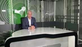 Momento de la intervención de Alpidio Armas en Televisión Canaria